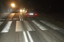 86-letni kierowca nie zauważył pieszego