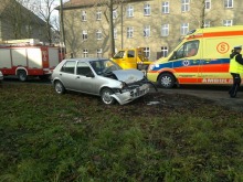 Dwa auta zderzyły się na ulicy Prószkowskiej