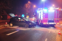 Nocna "szarża" po Opolu zakończona na latarni