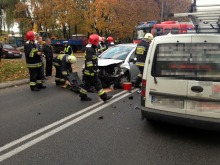 Kierowca opla sprawcą zderzenia na ul. Ozimskiej