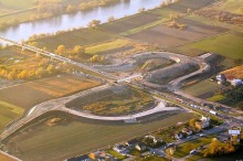 Budowa węzła przy obwodnicy idzie pełną parą