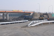 Wiadukt nad obwodnicą prawie gotowy. Zobacz relację z placu budowy.