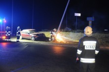 19-latka straciła panowanie nad samochodem