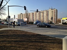 Nowe światła przy przejściu dla pieszych na ul. Ozimskiej