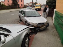 Spowodował wypadek podczas cofania