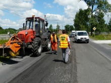 Po raz trzeci ruszył remont drogi między Dębiną a Praszką