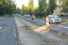 Drogowcy remontują ulicę Batalionów Chłopskich