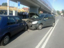 Trzy auta zderzyły się na ulicy Armii Krajowej