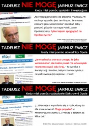 Jaki rozpoczyna kampanię "Tadeusz nie mogę Jarmuziewicz"
