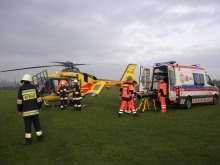 16-letni motorowerzysta ciężko ranny w wypadku w Przeczy