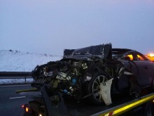 Pijany Niemiec spowodował wypadek na A4