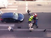 Kierowca forda potrącił pieszego, stracił prawo jazdy