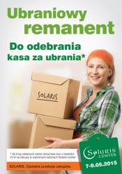 Ubraniowy Remanent w Solaris Center. Wymień odzież na zakupy!