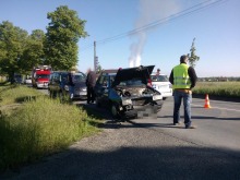 Cztery auta zderzyły się w Czarnowąsach