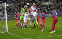 Odra wygrała z Polonią Bytom 2:1 i jest jedną nogą w barażach