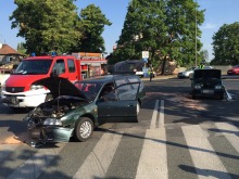 Dwie osoby ranne w wypadku na Zaodrzu