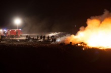 Pożar na wysypisku śmieci w Opolu