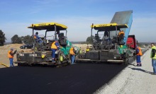 Rozpoczęło się układanie nawierzchni na obwodnicy Nysy