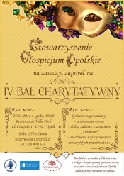 Zbliża się bal charytatywny dla Hospicjum "Betania"