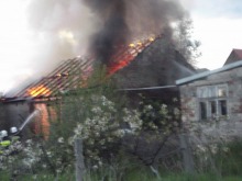 Pożar budynku gospodarczego w Przysieczy