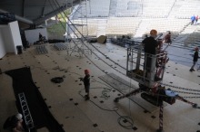 W amfiteatrze powstaje już scena na opolski festiwal