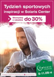 Tydzień Sportowych Inspiracji - promocje i konkursy w Solaris Center