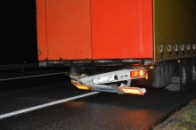 Kolizja na A4. Sprawca pijany i bez prawa jazdy.