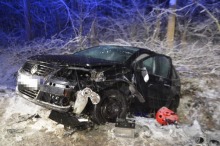 Wypadek pod Grodkowem. Sprawca miał ponad 2 promile alkoholu.