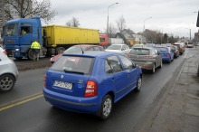 Ogromne korki na ulicy Niemodlińskiej. Ruszyła przebudowa.