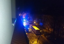 Nocny pożar BMW w Opolu