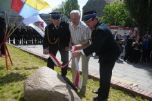 Tablicą upamiętnili pracę strażaków i dawne jednostki
