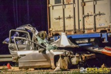 Nocny wypadek na A4. Cztery osoby w szpitalu