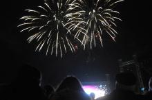 Opolanie przywitali Nowy Rok pod Amfiteatrem.