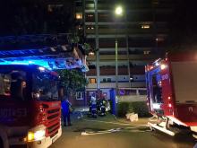 Interwencja strażaków na Piotrkowskiej w Opolu, policja szuka sprawców podpalenia