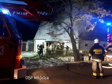 Dom jednorodzinny w Mesznie spłonął doszczętnie. Czy to było podpalenie?