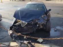 Kolizja na skrzyżowaniu 1 Maja i Plebiscytowej