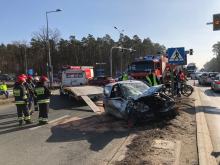 Wypadek na obwodnicy Opola. Są utrudnienia w ruchu