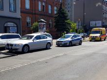 Zderzenie osobówek na Wrocławskiej w Opolu