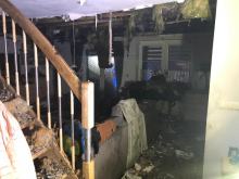 Trwa szacowanie strat po pożarze budynku w Bierawie