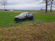 Dwie osoby ranne po wypadku na DK 38