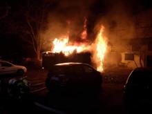 Nocna akcja strażaków w Zawadzkiem. Płonął budynek gospodarczy