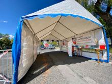 W Krapkowicach można wykonać test na koronawirusa nie wychodząc z samochodu