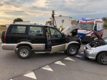 Trzy auta zderzyły się w Przysieczy 