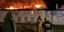 Pożar budynku przy ul Konopnickiej w Gogolinie