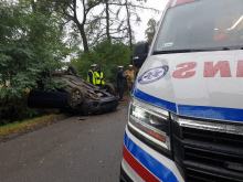 19-latka dachowała na trasie Byczyna-Łubnice