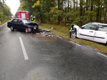 Wypadek na DW 463 Krasiejów - Kolonowskie