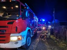 Strażacy gasili piwnicę w gminie Baborów