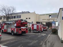 Pożar przewodów w szpitalu wojewódzkim w Opolu. 30 osób ewakuowano