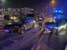 Zderzenie pojazdów na ulicy Budowlanych w Opolu. Sprawca uciekł