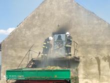 Pożar budynku gospodarczego w miejscowości Nowa Wieś 